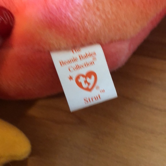 Retired Ty Beanie Baby Strut & Teenie - Picture 4 of 8